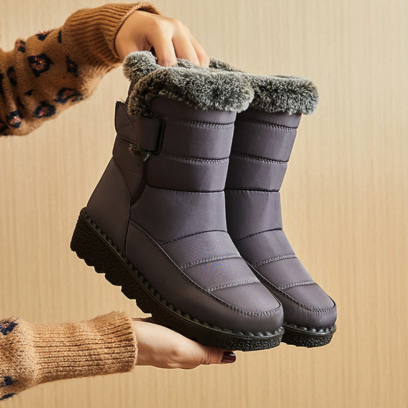 Bota Feminina Impermeável de Inverno à Prova Dágua - Lavvig 