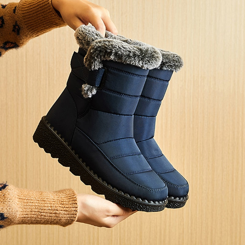 Bota Feminina Impermeável de Inverno à Prova Dágua - Lavvig 