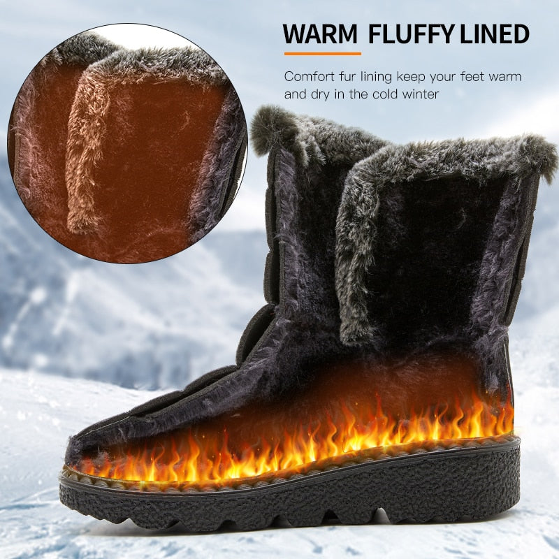 Bota Feminina Impermeável de Inverno à Prova Dágua - Lavvig 