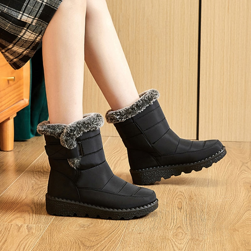 Bota Feminina Impermeável de Inverno à Prova Dágua - Lavvig 