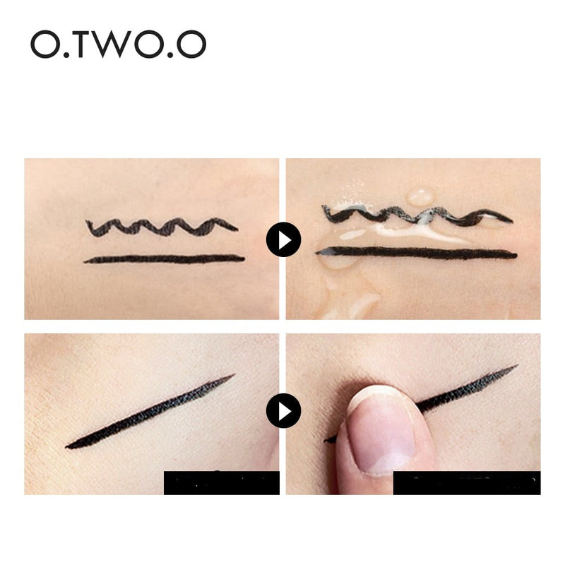 Delineador Preto líquido com caneta à prova dágua lápis de maquiagem para cosméticos femininos - Lavvig 