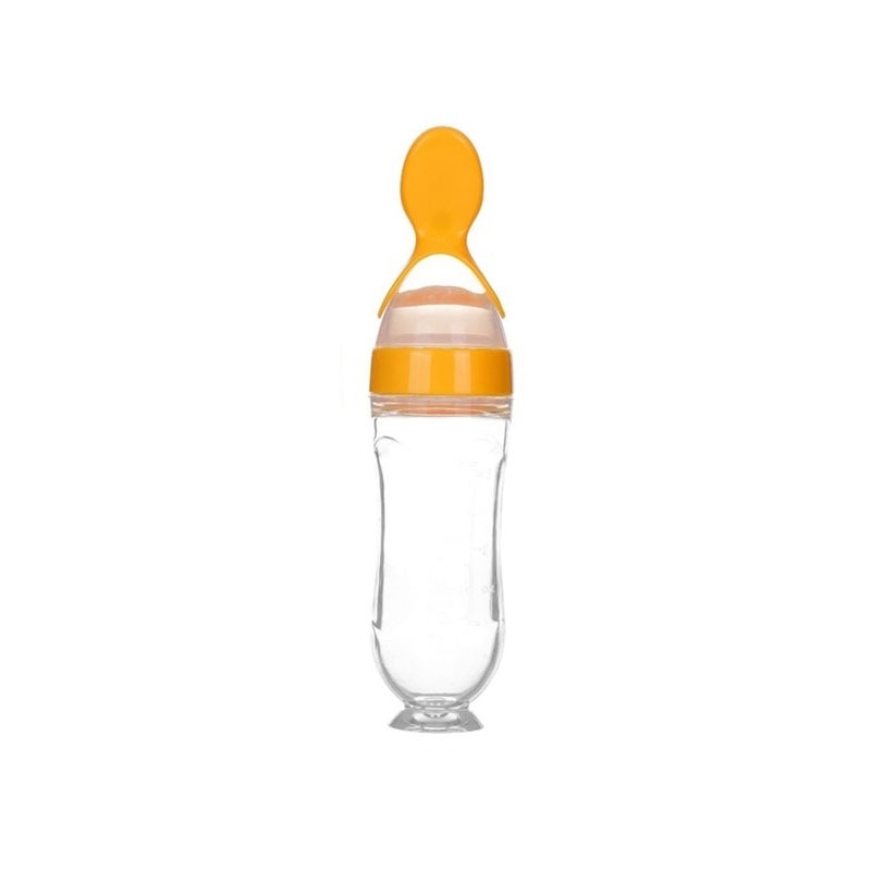 Colher de bebê alimentador de mamadeira, conta-gotas de silicone para alimentação e remédios - Lavvig 
