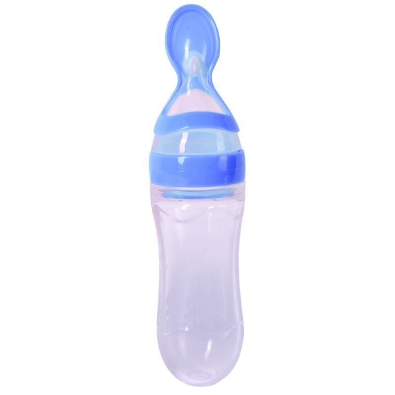 Colher de bebê alimentador de mamadeira, conta-gotas de silicone para alimentação e remédios - Lavvig 