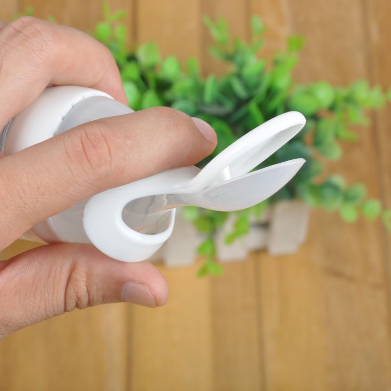 Colher de bebê alimentador de mamadeira, conta-gotas de silicone para alimentação e remédios - Lavvig 