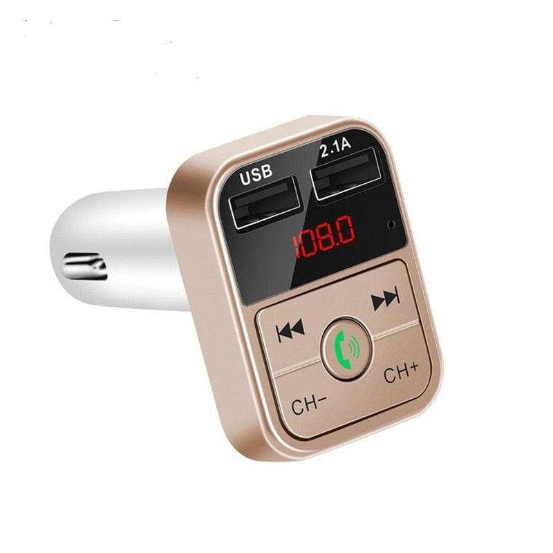 Receptor de áudio mãos-livres sem fio Bluetooth 5.0 FM para carro - Lavvig 