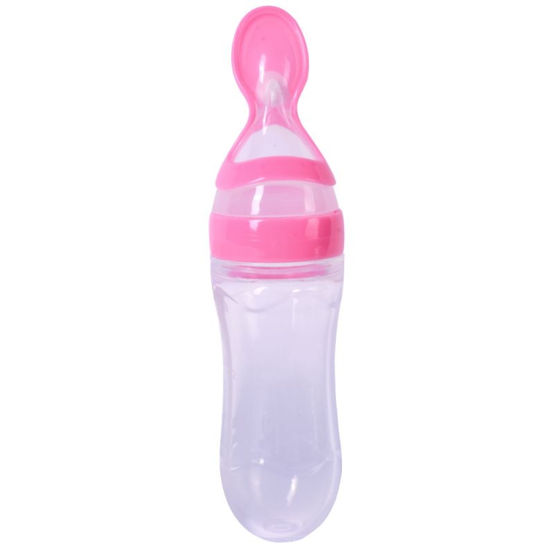 Colher de bebê alimentador de mamadeira, conta-gotas de silicone para alimentação e remédios - Lavvig 