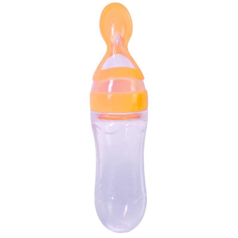 Colher de bebê alimentador de mamadeira, conta-gotas de silicone para alimentação e remédios - Lavvig 