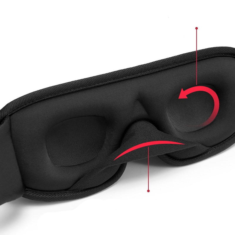 Máscara 3D para dormir com bloqueio de luz - Lavvig 