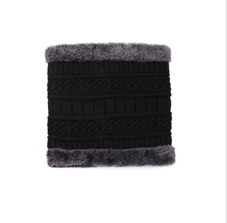 Gorro de Lã Unissex , Luvas grossas e Máscara Protetora Pescoço e nariz  Balaclava Bonnet - Lavvig 