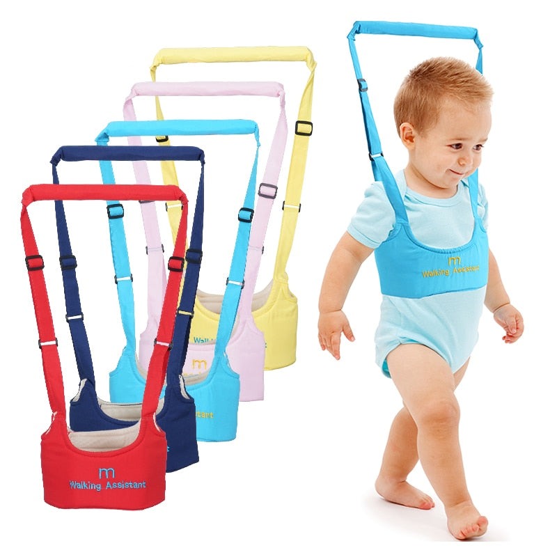 Andador para Bebê  Aprender a Andar com Alça de Controle e Cinto de Segurança - Lavvig 