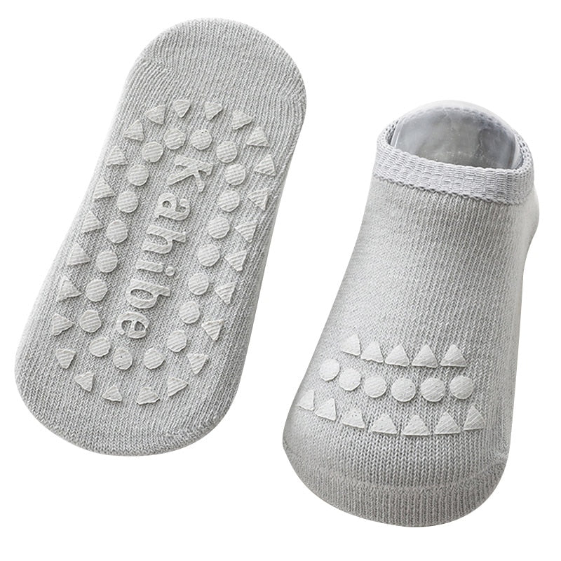 Conjunto de Meias e Joelheiras Antiderrapantes para Bebês - Lavvig 