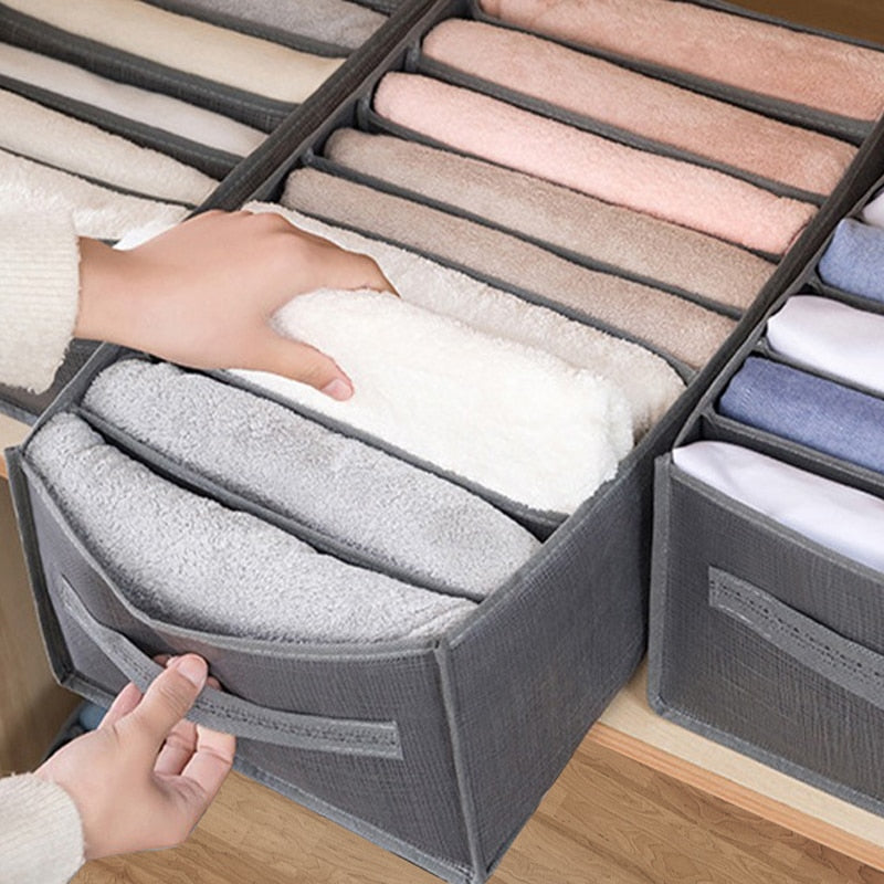 Caixas Organizadoras de Jeans e Roupas em geral para Guarda Roupas - Lavvig 