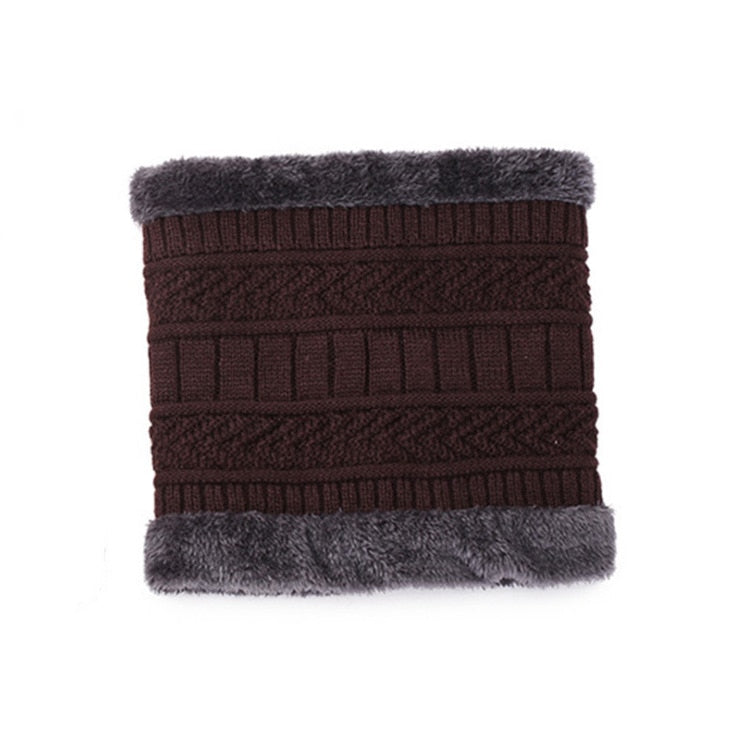 Gorro de Lã Unissex , Luvas grossas e Máscara Protetora Pescoço e nariz  Balaclava Bonnet - Lavvig 
