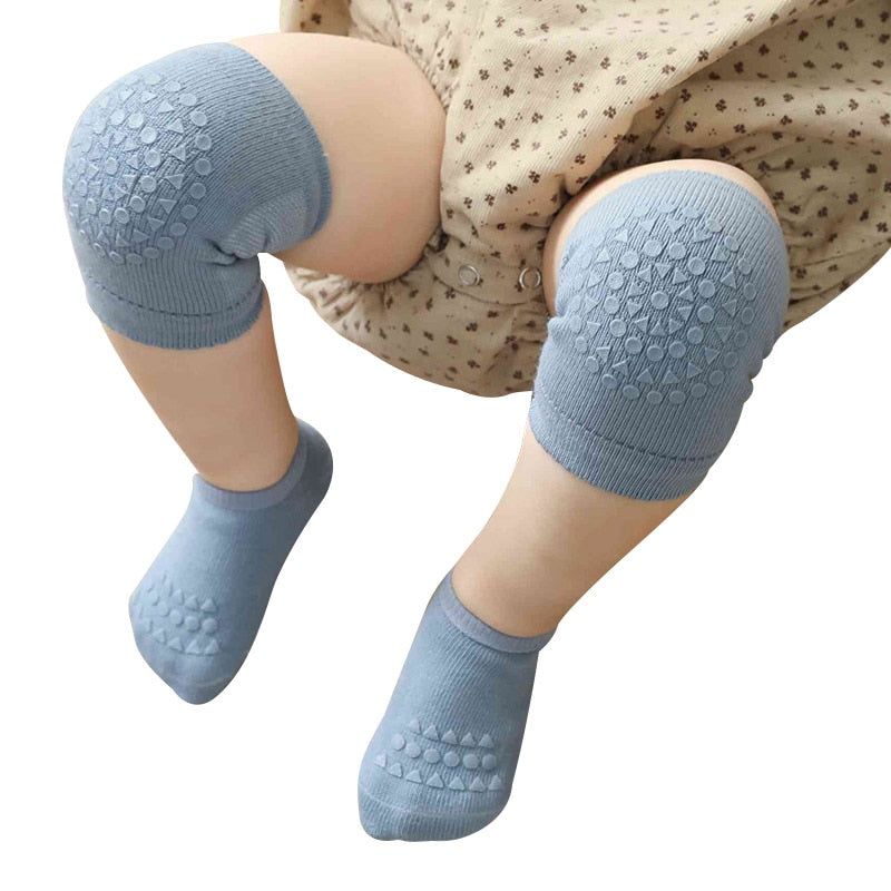 Conjunto de Meias e Joelheiras Antiderrapantes para Bebês - Lavvig 