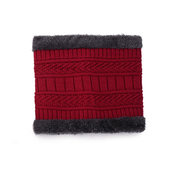 Gorro de Lã Unissex , Luvas grossas e Máscara Protetora Pescoço e nariz  Balaclava Bonnet - Lavvig 