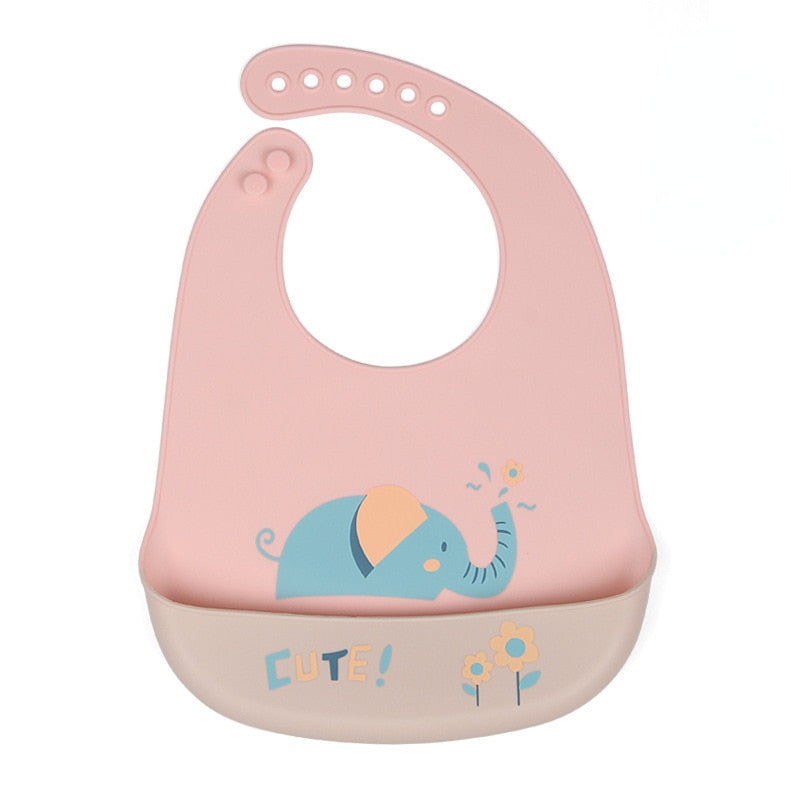Babadores de silicone à prova d'água de para alimentar Bebês - Lavvig 