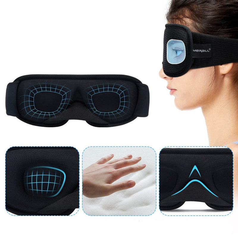 Máscara 3D para dormir com bloqueio de luz - Lavvig 